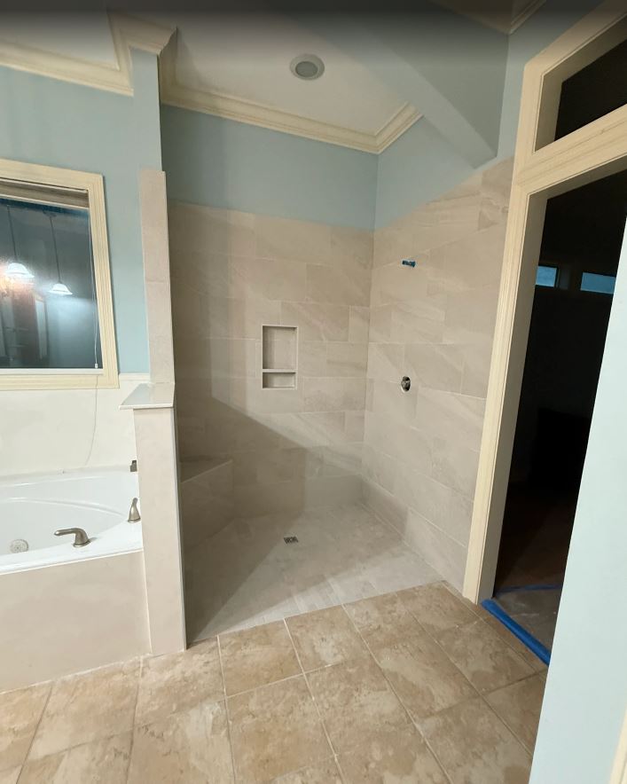 Bathroom remodel after